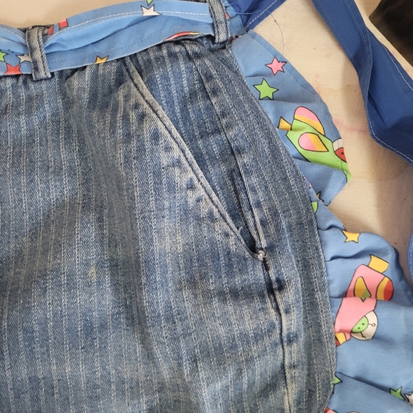Vintage Apron Hand Crafted Alien Jean - Picture 4 of 9